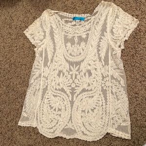 Buttano white cover up top